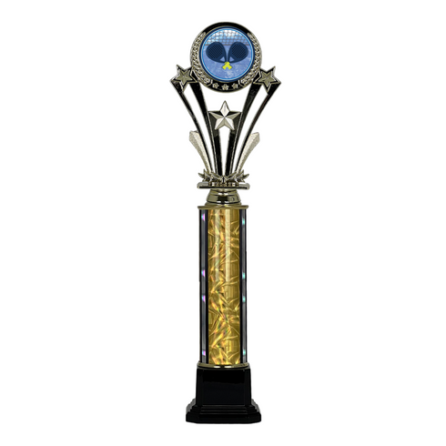 Trofeo de Tubo con Figura Serie 41 de Padel